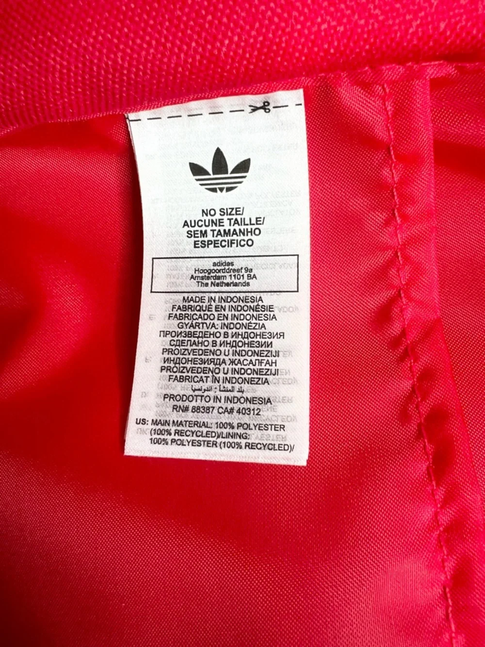 ❗️NWT❗️ADIDAS ORIGINALS TREFOIL CLASSIC BACKPACK RED